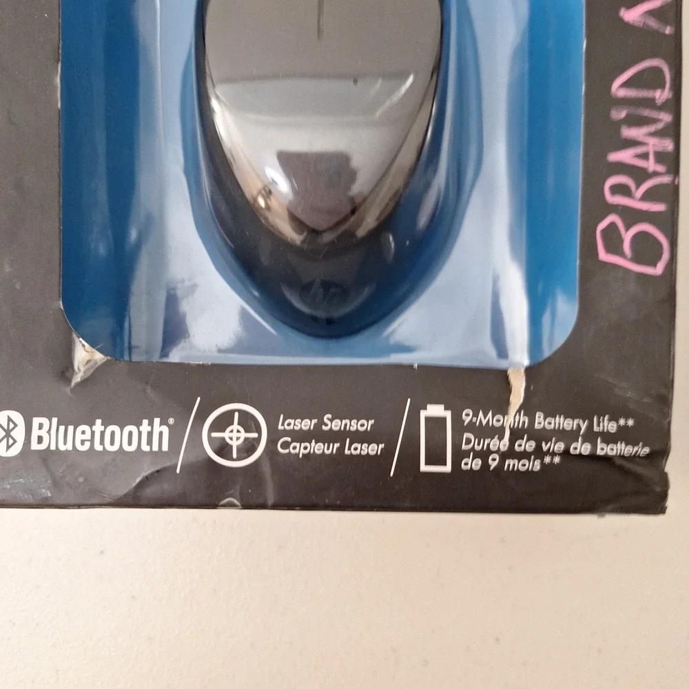 HP X4000b Wireless Bluetooth Mouse - Black, NEW SEALED